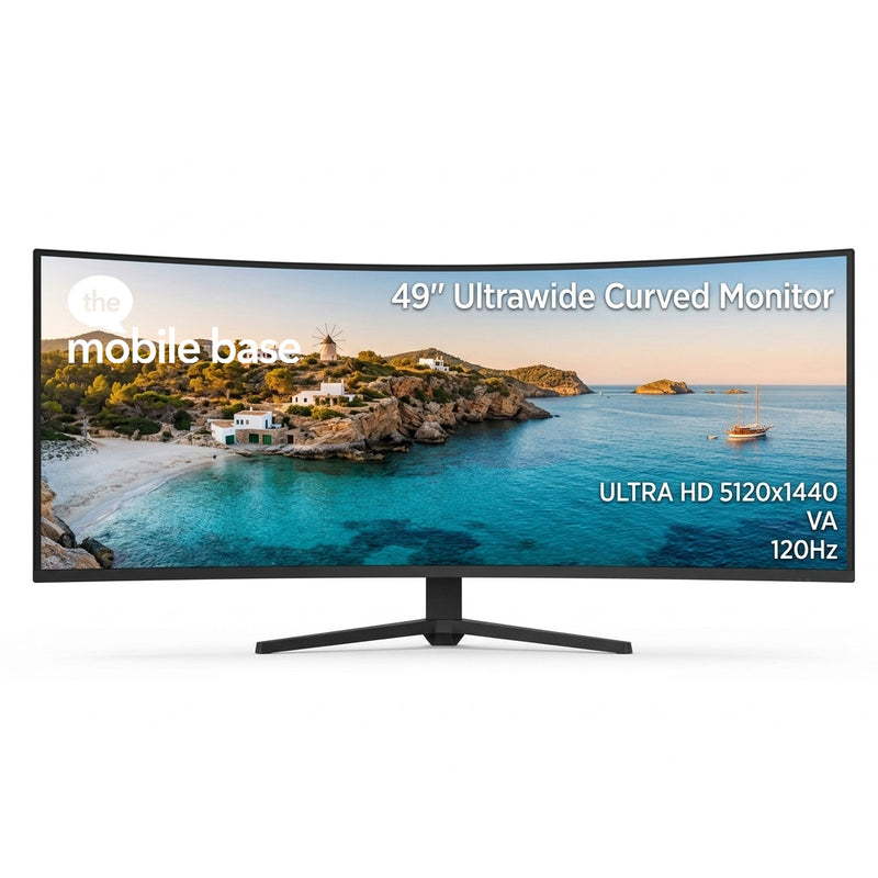 The Mobile Base 49-inch Ultrawide Curved Monitor - 120Hz