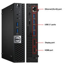 Dell OptiPlex 5050 Micro  - Intel i5-7500T 2.70GHz -  8GB - 128GB SSD